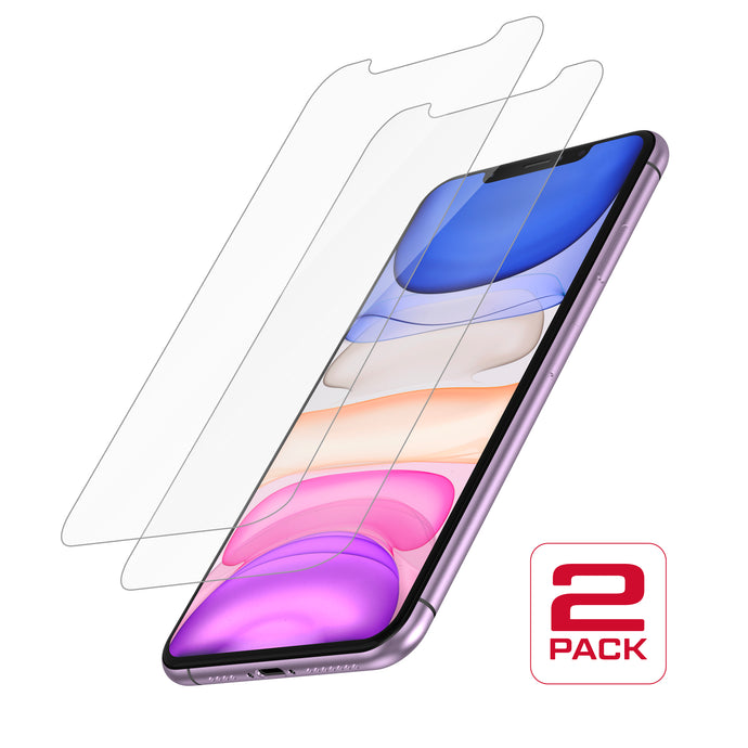 Protective Glass for iPhone 11<br>Dual Pack