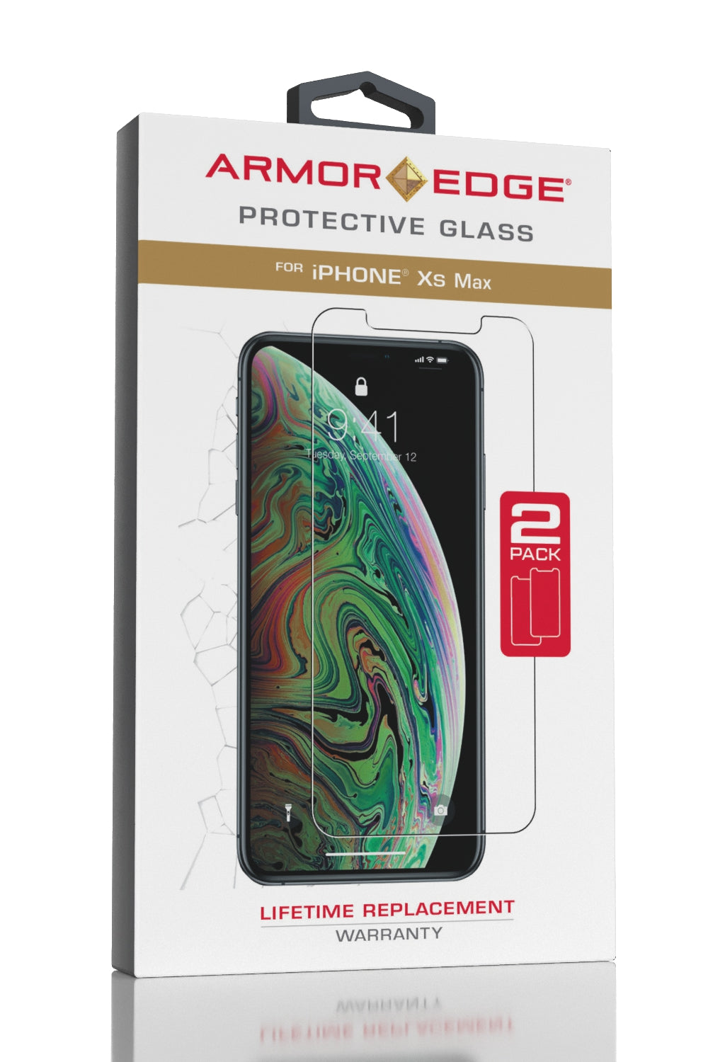 Protective Glass for iPhone XS Max<br>Dual Pack