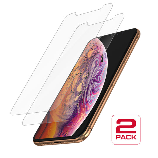 Protective Glass for iPhone X / XS<br>Dual Pack